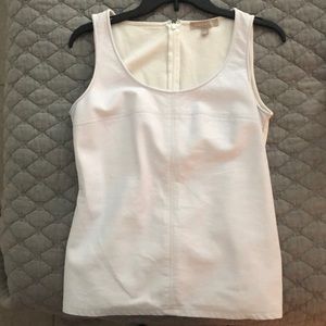 Banana Republic Faux leather tank top